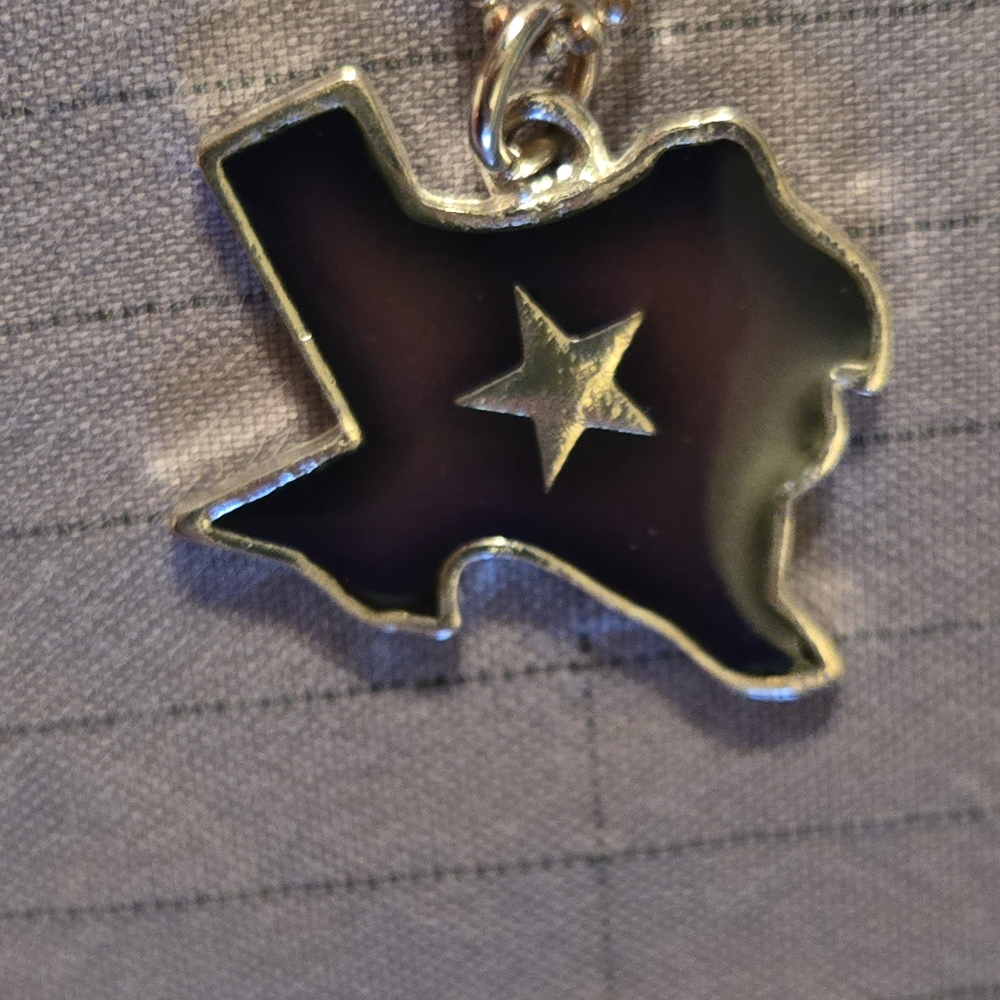Texas State Pendant with Star